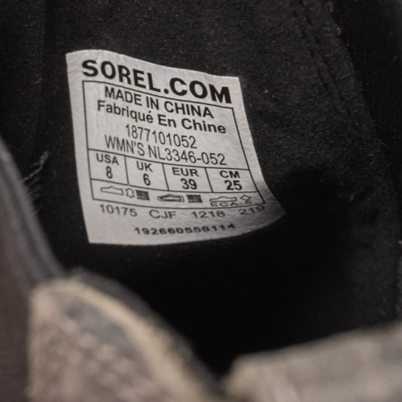 Sorel Womens Joan Of Arctic Boot Size 8 Waterproof Gray Chelsea Bootie Wedge - Picture 5 of 7